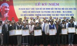 Lâm Đồng biểu dương 70 trưởng ban công tác mặt trận tiêu biểu vùng đồng bào dân tộc thiểu số